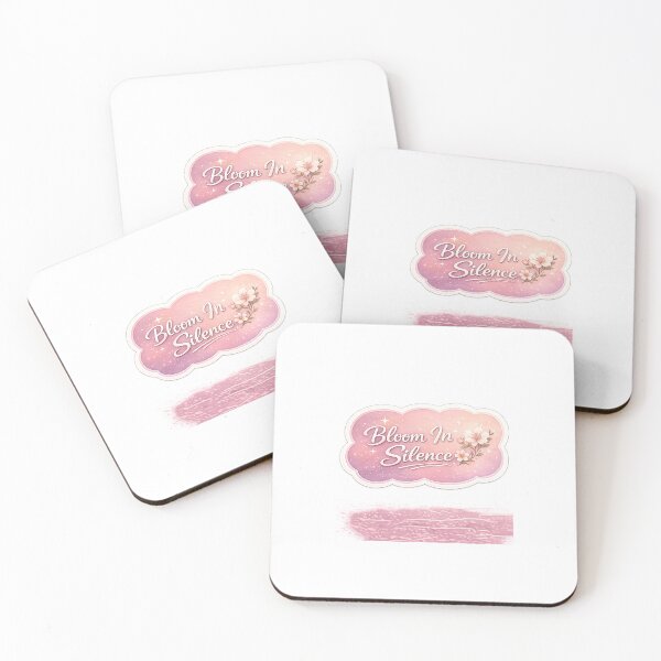Item preview, Bloom In Silence Deep Quote Sticker designed and sold by Chinnibujji.