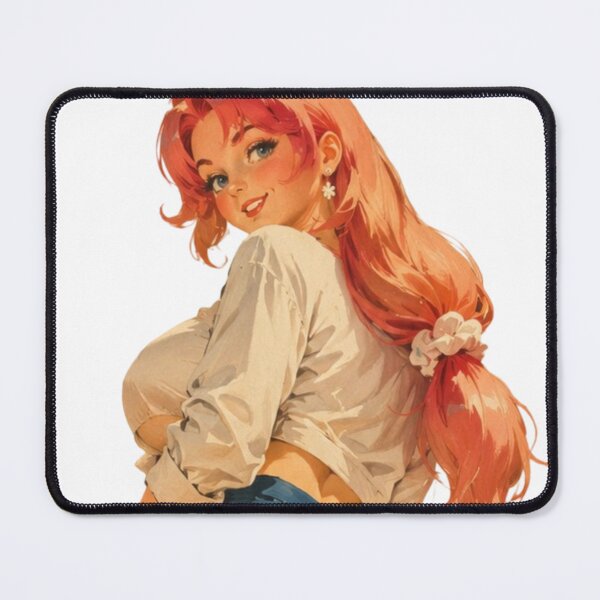 Item preview, Pink-Haired Pin Up Girl | Vintage Retro Glamour Illustration designed and sold by Cosplayvintage.