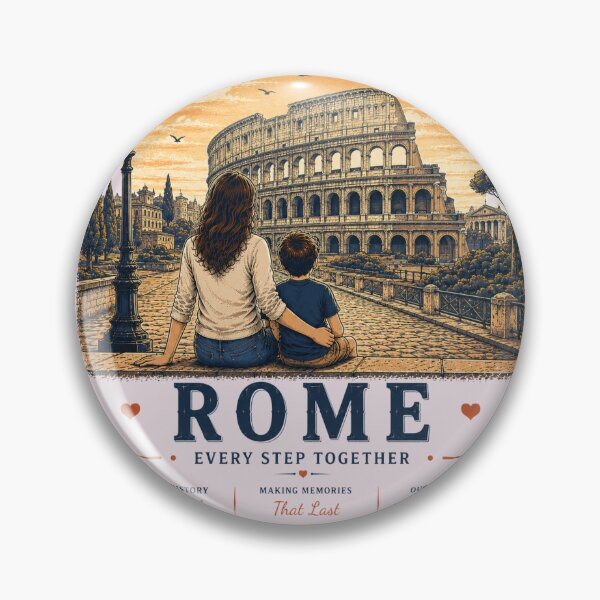 Aperçu de l'œuvre Rome Mother Son Duo Every Step Together créée et vendue par BagFactoryUK.