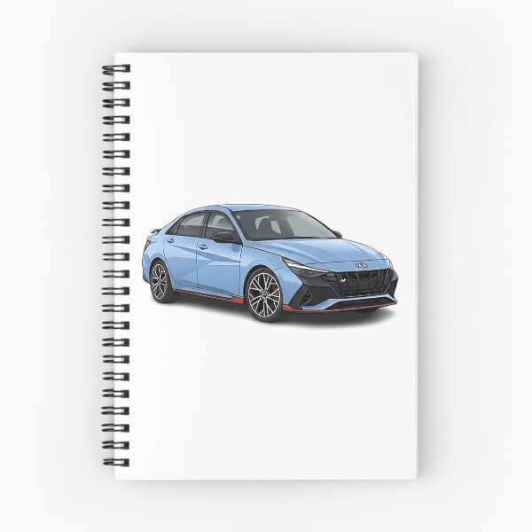 Item preview, Hyundai i30 Sedan N / Elantra N Performance Vector Art Performance Blue designed and sold by DrivePosters.