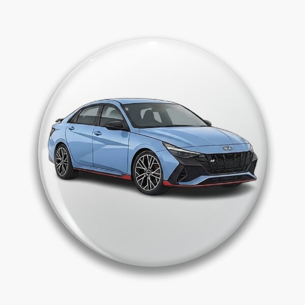 Item preview, Hyundai i30 Sedan N / Elantra N Performance Vector Art Performance Blue designed and sold by DrivePosters.