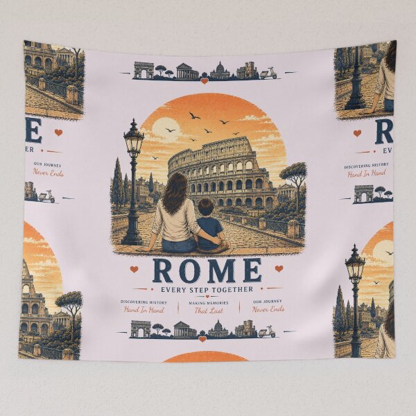 Item preview, Rome Mother Son Duo Every Step Together designed and sold by BagFactoryUK.