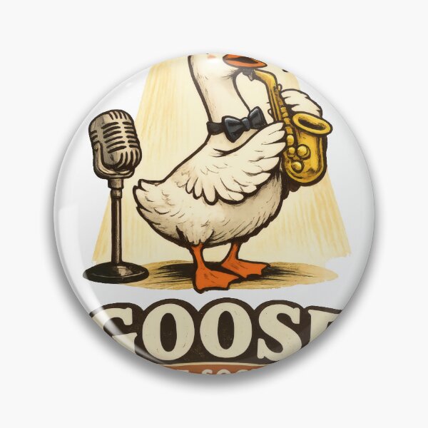 Item preview, Goose Jazz Society Whimsical Studio Mascot designed and sold by TheRealTaria.