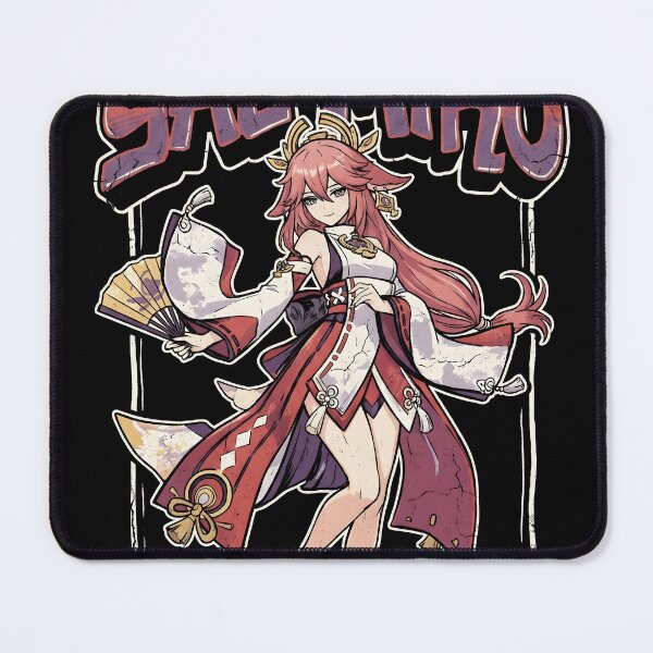 Item preview, Yae Miko Genshin Impact Bootleg Gaming Graphic Tee designed and sold by Senpaiwaves.