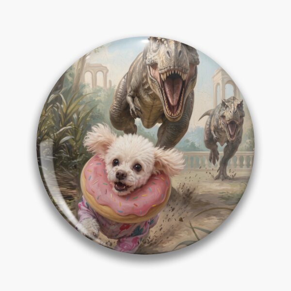 Item preview, Donut Dog Dino Escape designed and sold by Anatolii_Kys.