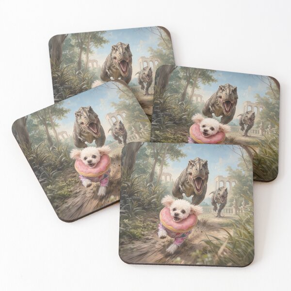 Item preview, Donut Dog Dino Escape designed and sold by Anatolii_Kys.