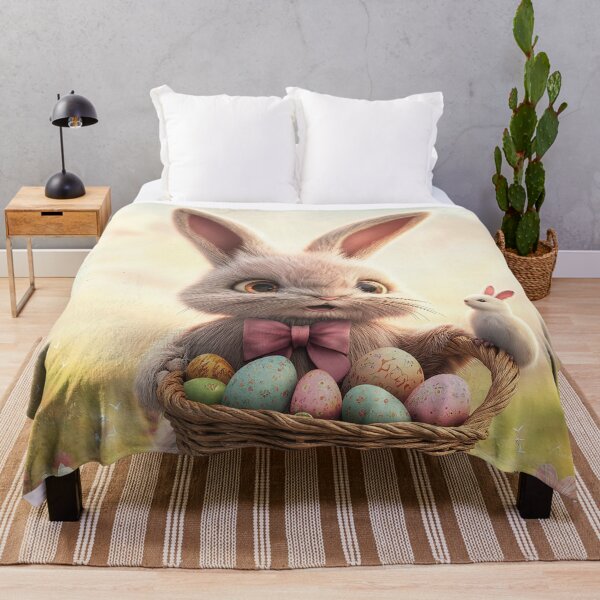 Item preview, Light gray fluffy rabbit designed and sold by FluffyGallery.