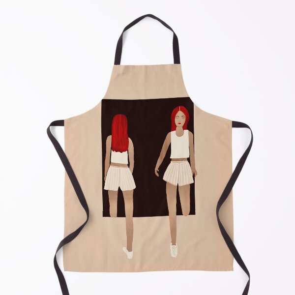 Item preview, Stylish Redhead in White Outfit designed and sold by Elaine M Hayward .