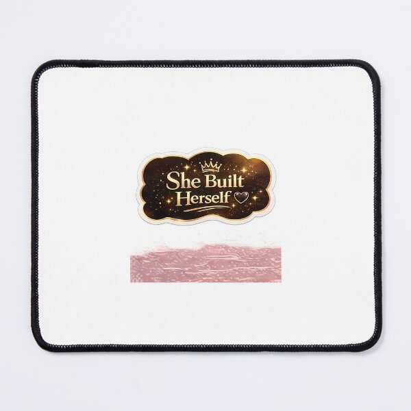 Item preview, She Built Herself Empowering Sticker designed and sold by Chinnibujji.