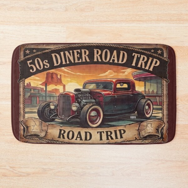 Item preview, 1932 Ford Hot Rod Vintage Diner Road Trip designed and sold by Normandy Road Heritage.