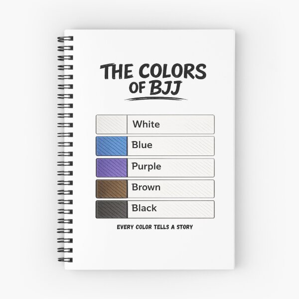 Item preview, BJJ Collection #002 | The Colors of BJJ – Every Color Tells a Story designed and sold by PH Creator Studio.