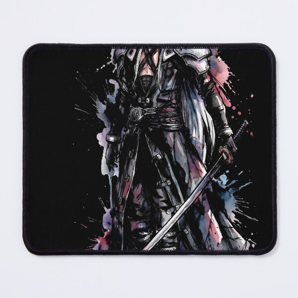 Item preview, Sephiroth Final Fantasy VII Ink Gaming Graphic Tee designed and sold by Senpaiwaves.