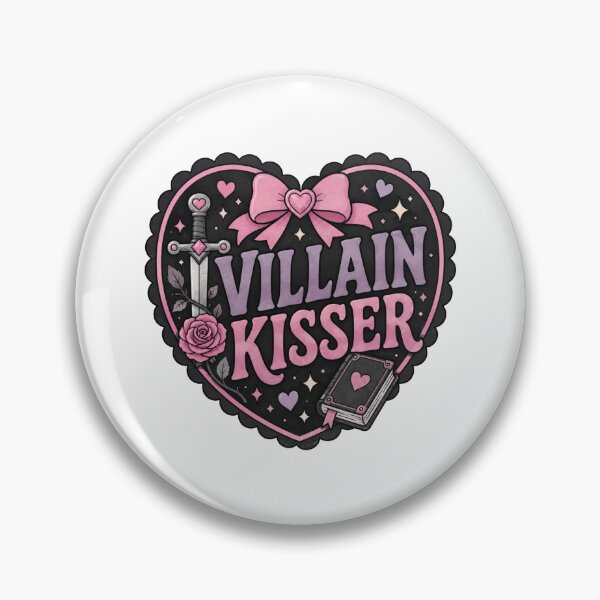 Item preview, Villain Kisser - bookish designed and sold by Chaotically Cutee.