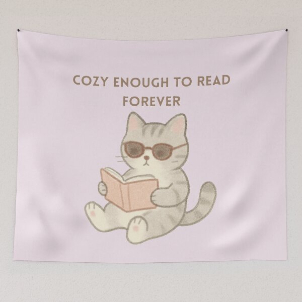 Item preview, Cozy enough to read forever designed and sold by creativityisfun.