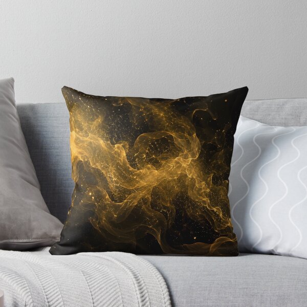 Item preview, Golden Smoke Flow | Luxury Abstract Wall Art | Modern Gold Poster | Fine Art Print designed and sold by bauschberts.