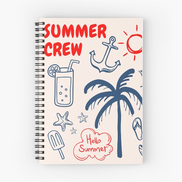 Item preview, Together In The Sun Summer Crew Hello Summer Doodle Pattern designed and sold by LibertyHub.