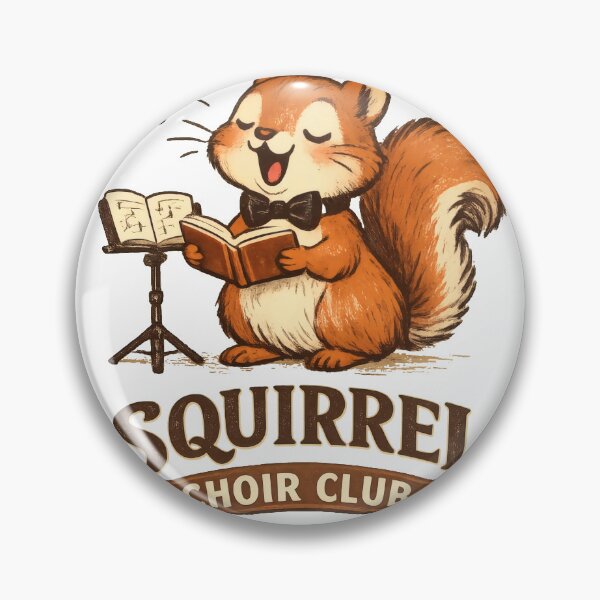 Item preview, Squirrel Choir Club Whimsical Studio Mascot designed and sold by TheRealTaria.
