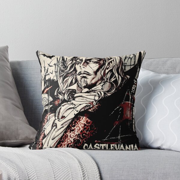 Item preview, Dracula Castlevania Grunge Gaming Graphic Tee designed and sold by Senpaiwaves.