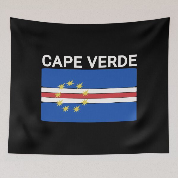 Item preview, Cape Verde flag country map designed and sold by vibeno1.