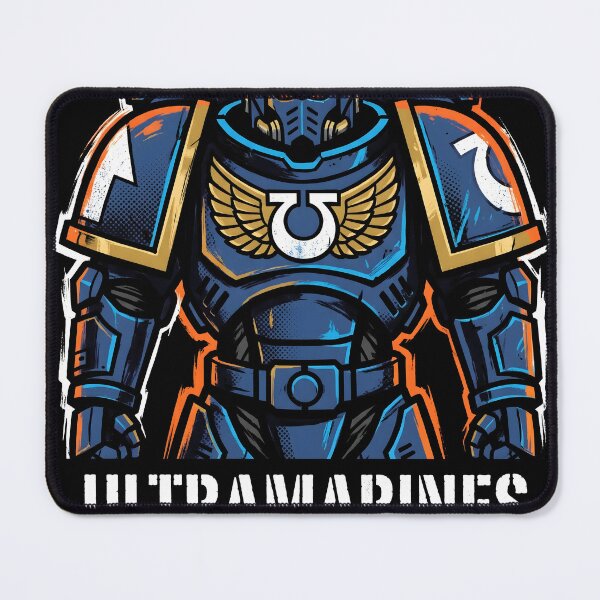 Item preview, Ultramarines Space Marine Warhammer 40,000 Vector Gaming Graphic Tee designed and sold by Senpaiwaves.