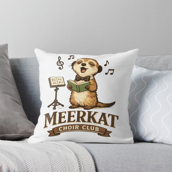 Item preview, Meerkat Choir Club Whimsical Studio Mascot designed and sold by TheRealTaria.