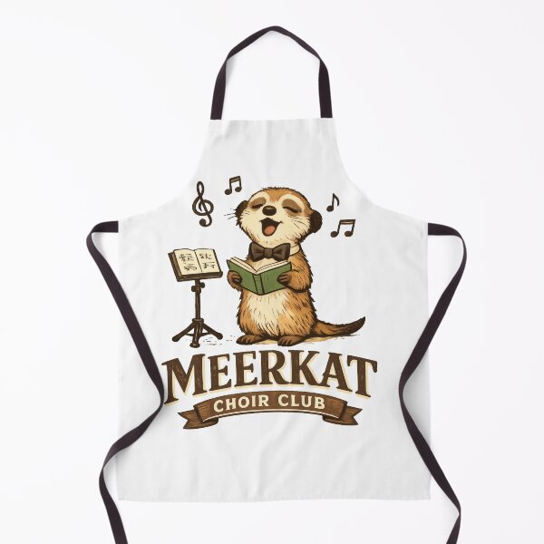 Item preview, Meerkat Choir Club Whimsical Studio Mascot designed and sold by TheRealTaria.