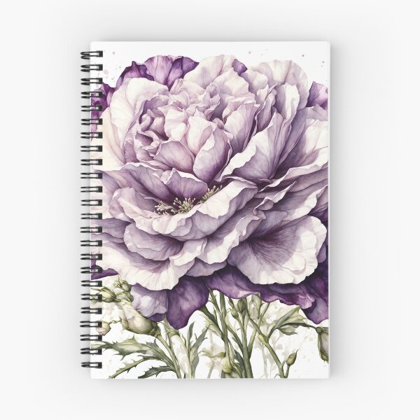 Item preview, Lisianthus Flower Watercolor Painting designed and sold by RawNaturePrints.