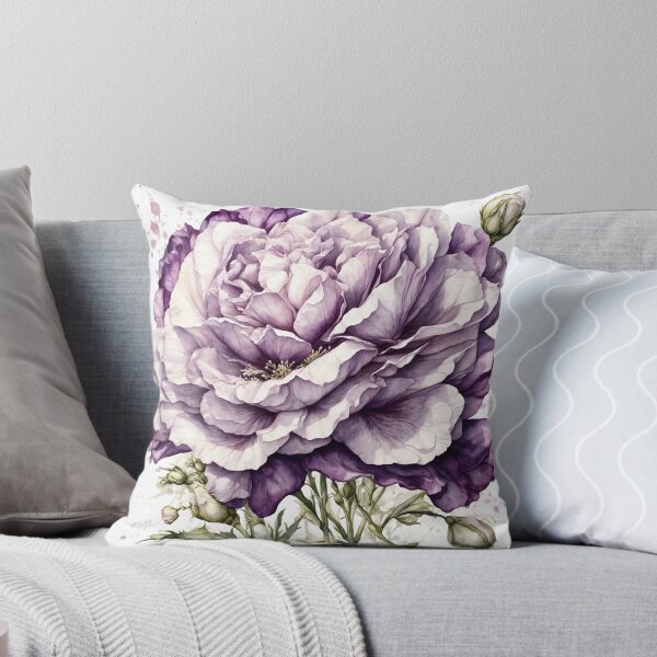 Item preview, Lisianthus Flower Watercolor Painting designed and sold by RawNaturePrints.