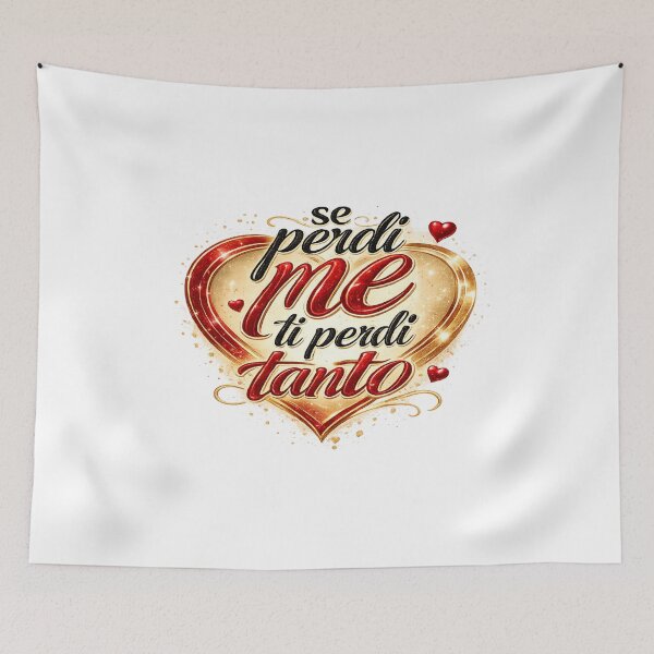 Item preview,   Se Perdi Me Ti Perdi Tanto – Grafica Tipografica designed and sold by RipantinaFantasy .