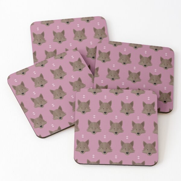 Item preview, Wolf heads on purple designed and sold by reneesillus.
