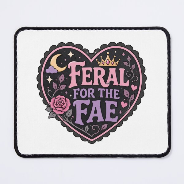 Item preview, Feral for Fae - bookish designed and sold by Chaotically Cutee.