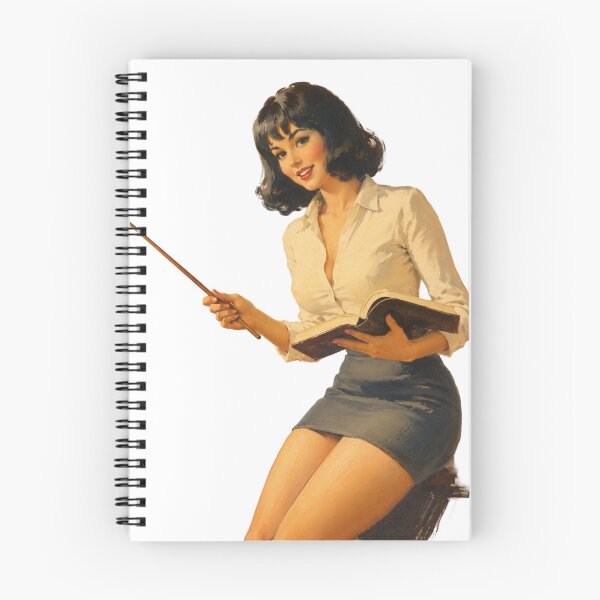 Item preview, Vintage Pin Up Teacher | Retro School Teacher Illustration designed and sold by Cosplayvintage.