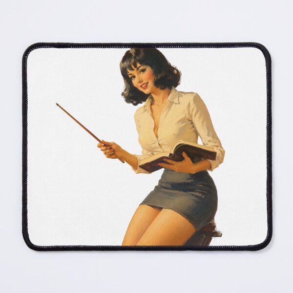 Item preview, Vintage Pin Up Teacher | Retro School Teacher Illustration designed and sold by Cosplayvintage.