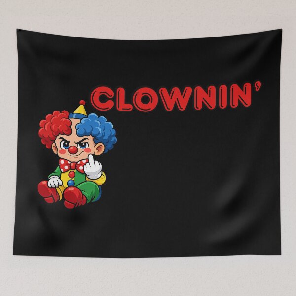 Item preview, Middle Finger Clown Kid designed and sold by UNK-Fatigues.