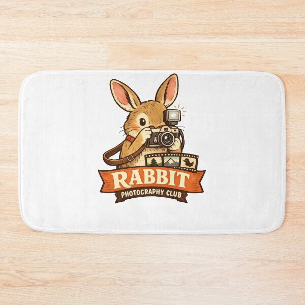 Item preview, Rabbit Photography Club Whimsical Studio Mascot designed and sold by TheRealTaria.