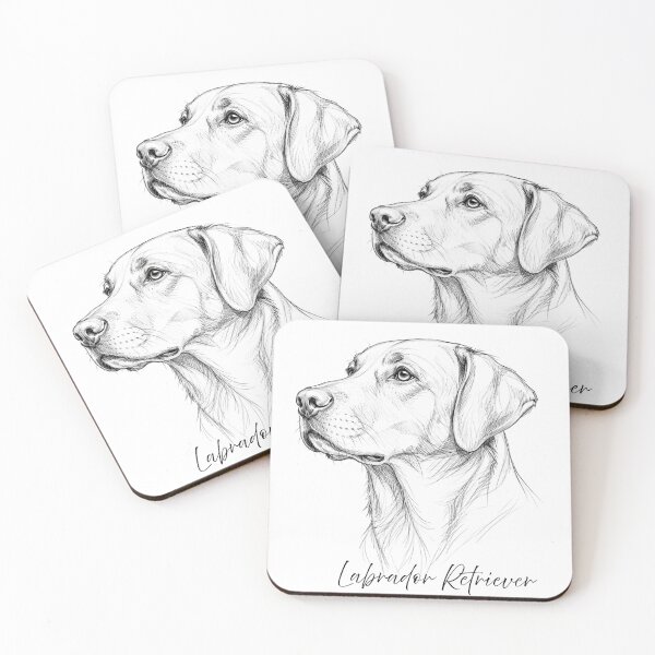 Item preview, Labrador Retriever Minimalist Line Art Dog Sketch designed and sold by PH Creator Studio.
