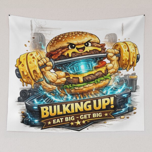 Item preview, Bulking Up Eat Big Get Big: Muscle Dumbbell Fitness Strength Gains designed and sold by irfanshikh.