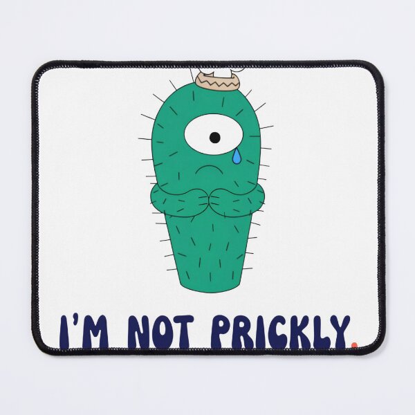 Item preview, Sad cartoon cactus character as clean cutout designed and sold by Creative88Art.