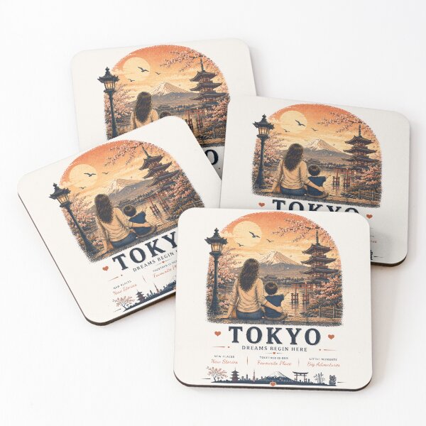 Item preview, Tokyo Mother Son Duo Dreams Begin Here designed and sold by BagFactoryUK.