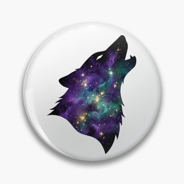 Item preview, Howling Wolf Cosmic Nebula Silhouette designed and sold by pattman.