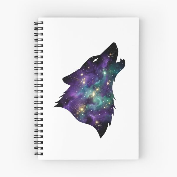Item preview, Howling Wolf Cosmic Nebula Silhouette designed and sold by pattman.