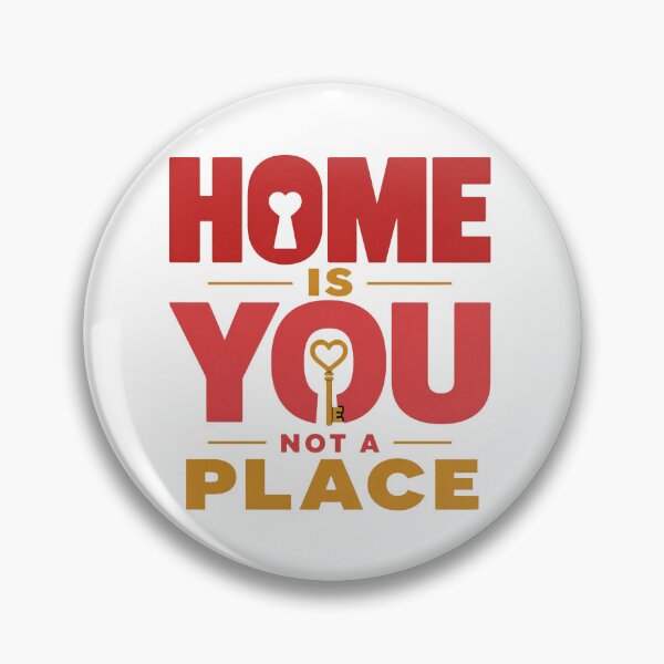 Item preview, Home Is You Not A Place | Minimal Romantic Typography | Bold Love Quote designed and sold by Lovestickerco.