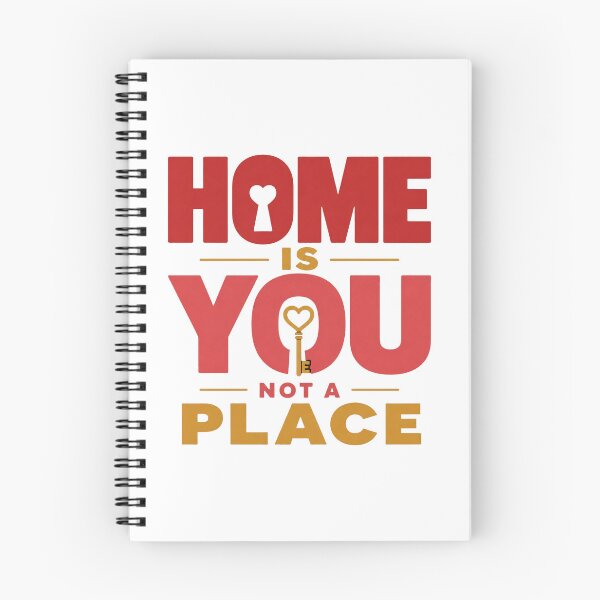 Item preview, Home Is You Not A Place | Minimal Romantic Typography | Bold Love Quote designed and sold by Lovestickerco.