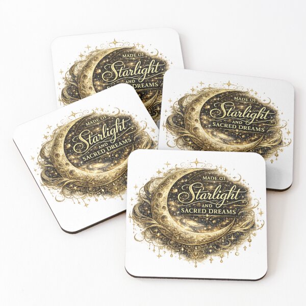 Item preview, Made of Starlight and Sacred Dreams | Celestial Moon Art designed and sold by 'VARI'.