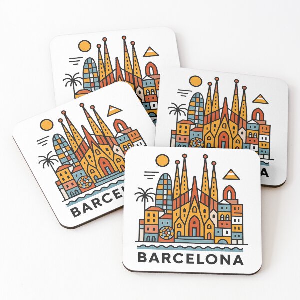 Item preview, Barcelona Spain Travel Souvenir - Sagrada Familia & Gaudi Architecture Art designed and sold by OzzFrequency.