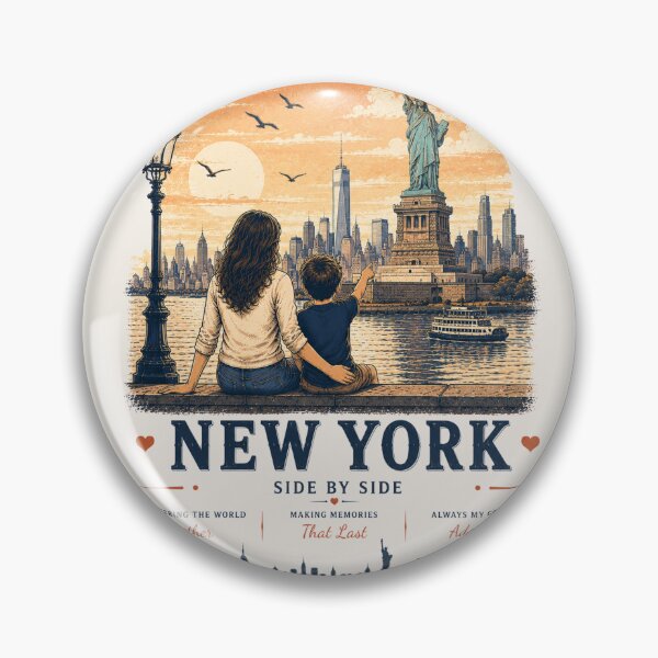 Item preview, New York Mother Son Duo Side By Side designed and sold by BagFactoryUK.