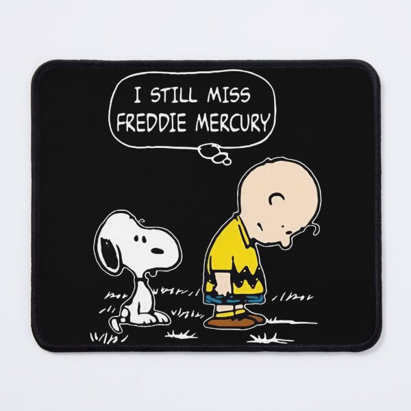 Item preview, I Still Miss Freddie Mercury Queen Peanuts Parody designed and sold by Cutecharactel.