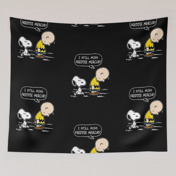 Item preview, I Still Miss Freddie Mercury Queen Peanuts Parody designed and sold by Cutecharactel.