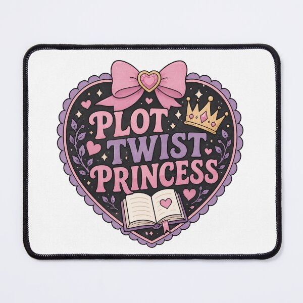 Item preview, Plot twist princess - bookish designed and sold by Chaotically Cutee.