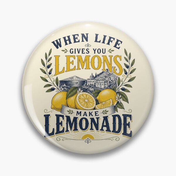 Item preview, When Life Gives You Lemons Motivational Quote Art designed and sold by ABLAT-CREATIONS.